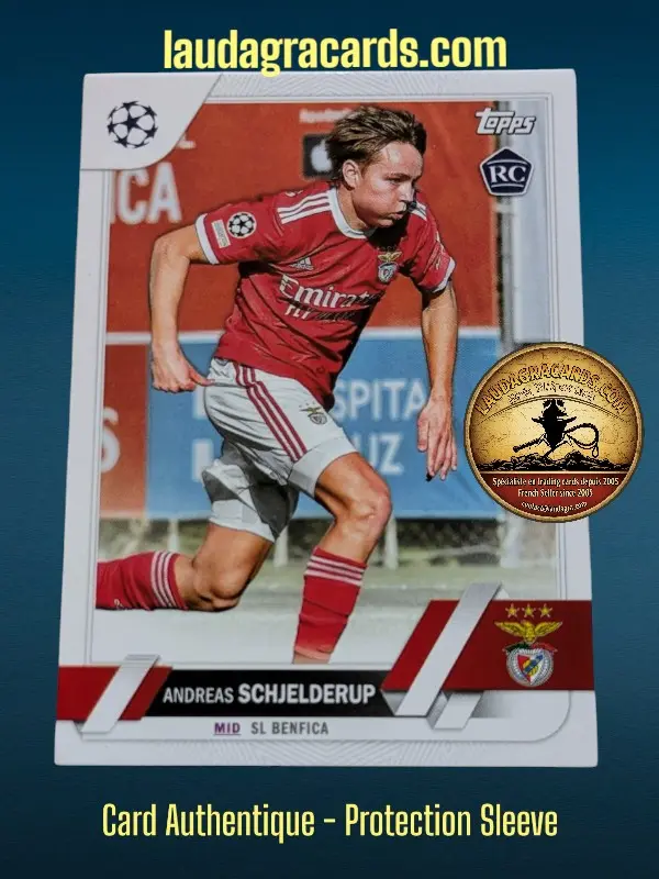 [toppsUEFA23 N° 170] Andreas Schjelderup  SL Benfica  Carte N° 170