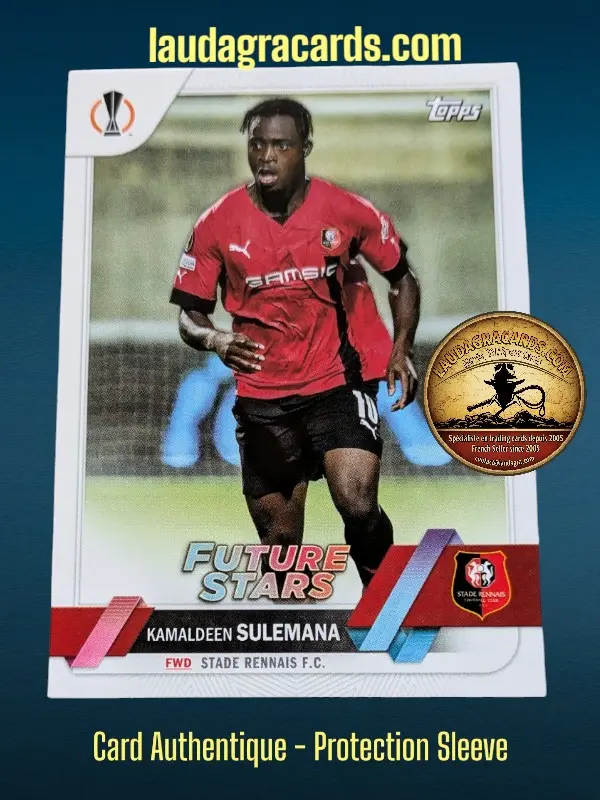 [toppsUEFA23 N° 173] Kamaldeen Sulemana  Stade Rennais F.C.  Carte N° 173