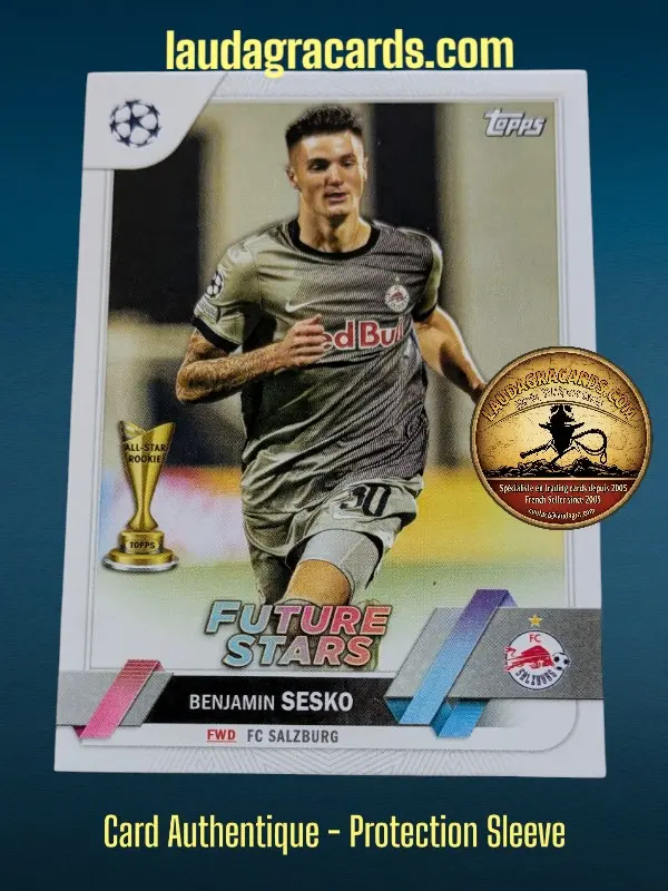 [toppsUEFA23 N° 177] Benjamin Sesko  FC Salzburg  Carte N° 177