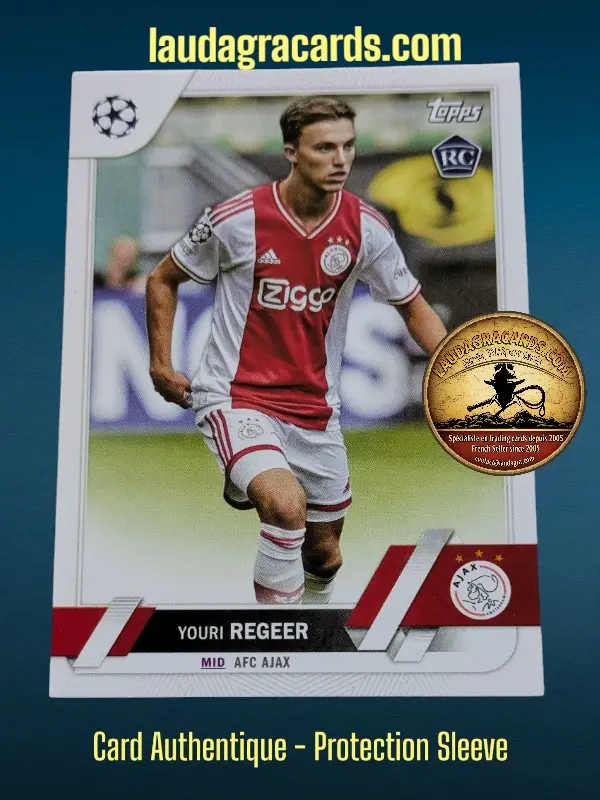 [toppsUEFA23 N° 179] Youri Regeer  AFC Ajax  Carte N° 179