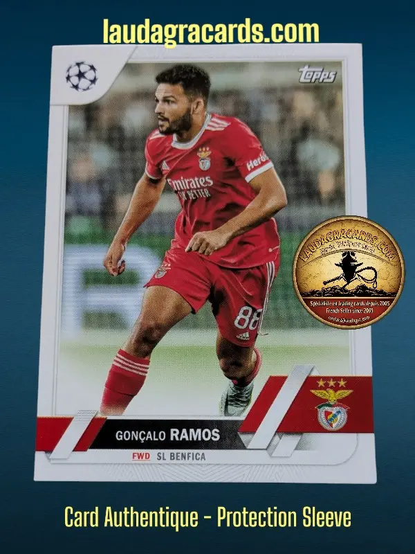 [toppsUEFA23 N° 181] Gonçalo Ramos  SL Benfica  Carte N° 181