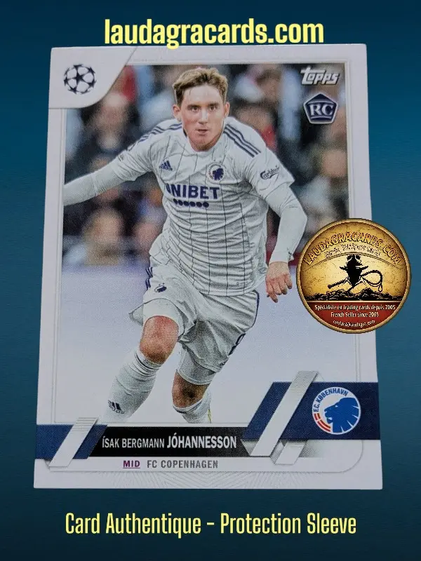 [toppsUEFA23 N° 189] Ísak Bergmann Jóhannesso  FC Copenhagen  Carte N° 189