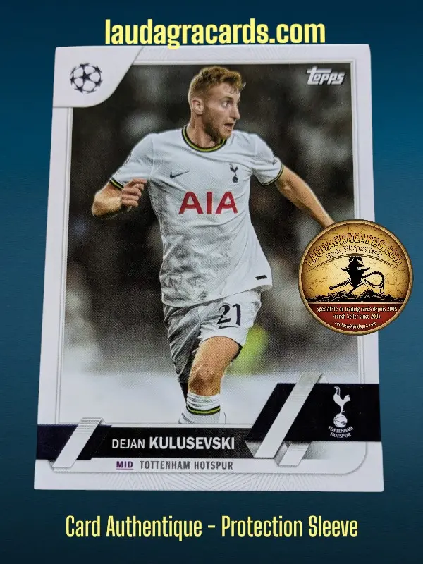 [toppsUEFA23 N° 191] Dejan Kulusevski  Tottenham Hotspur  Carte N° 191