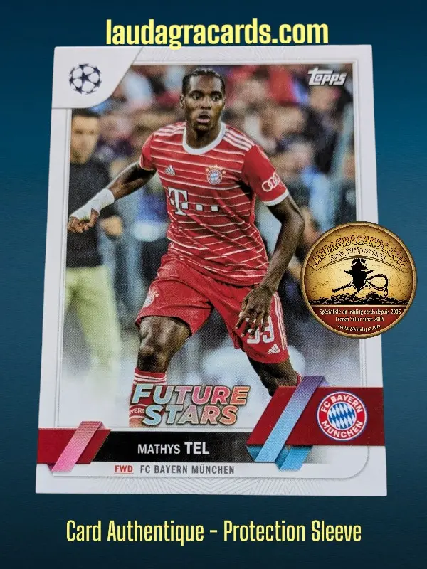 [toppsUEFA23 N° 197] Mathys Tel  FC Bayern München  Carte N° 197