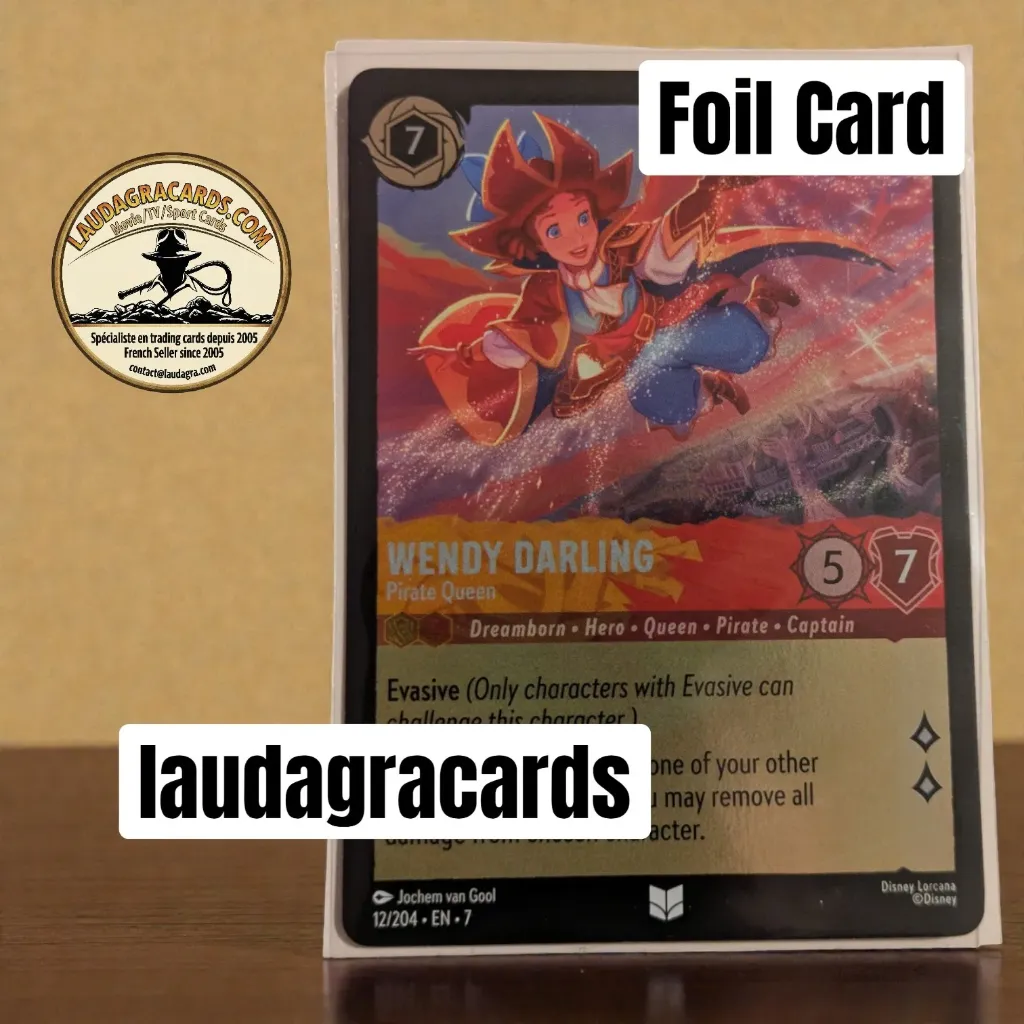 [LORCFOILAZ12] 12  Wendy Darling - Pirate Queen  Foil Card