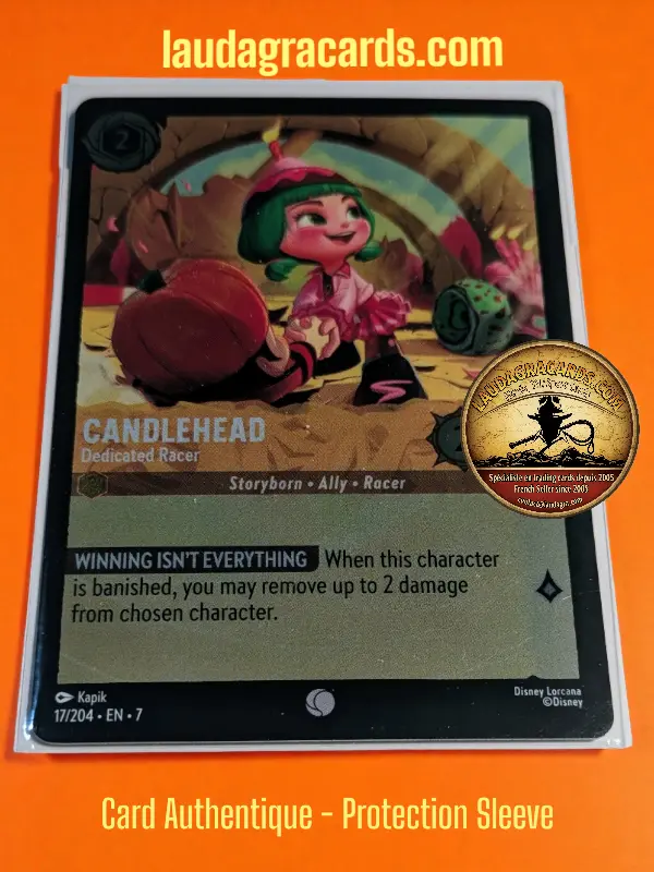 17  Candlehead - Dedicated Racer  Foil Card