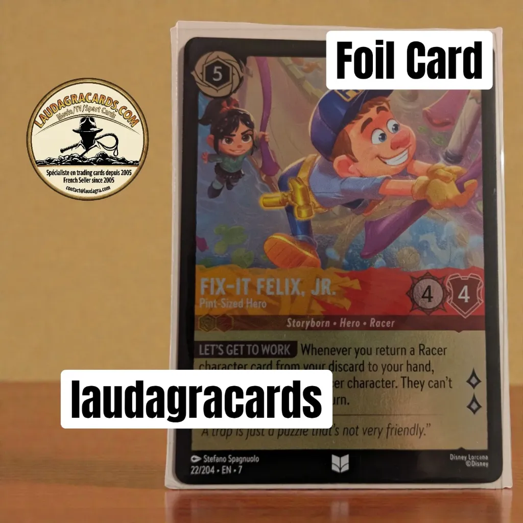 [LORCFOILAZ22] 22  Fix-It Felix, Jr. - Pint-Sized Hero  Foil Card