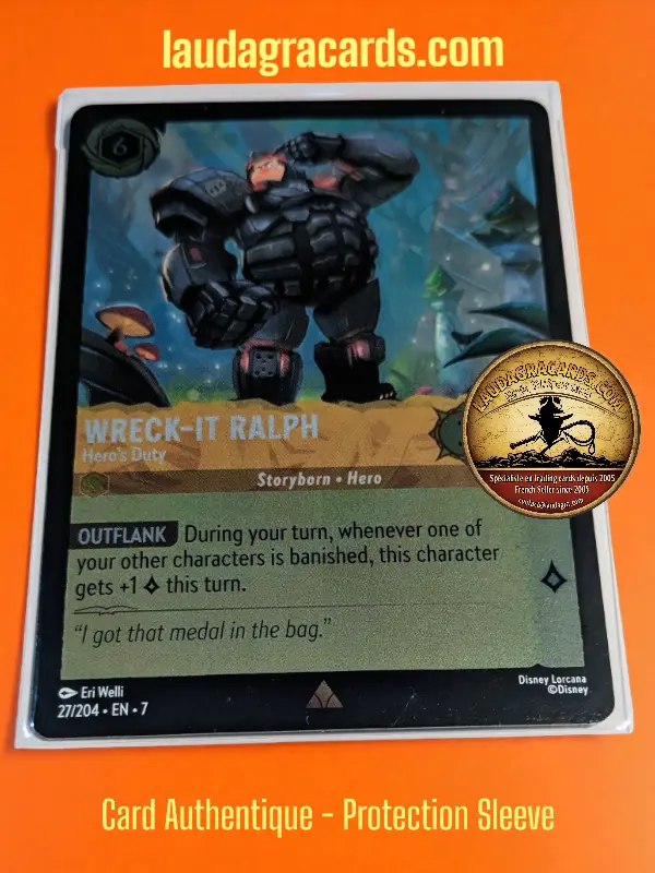 [LORCFOILAZ27] 27  Wreck It Ralph - Hero's Duty  Foil Card