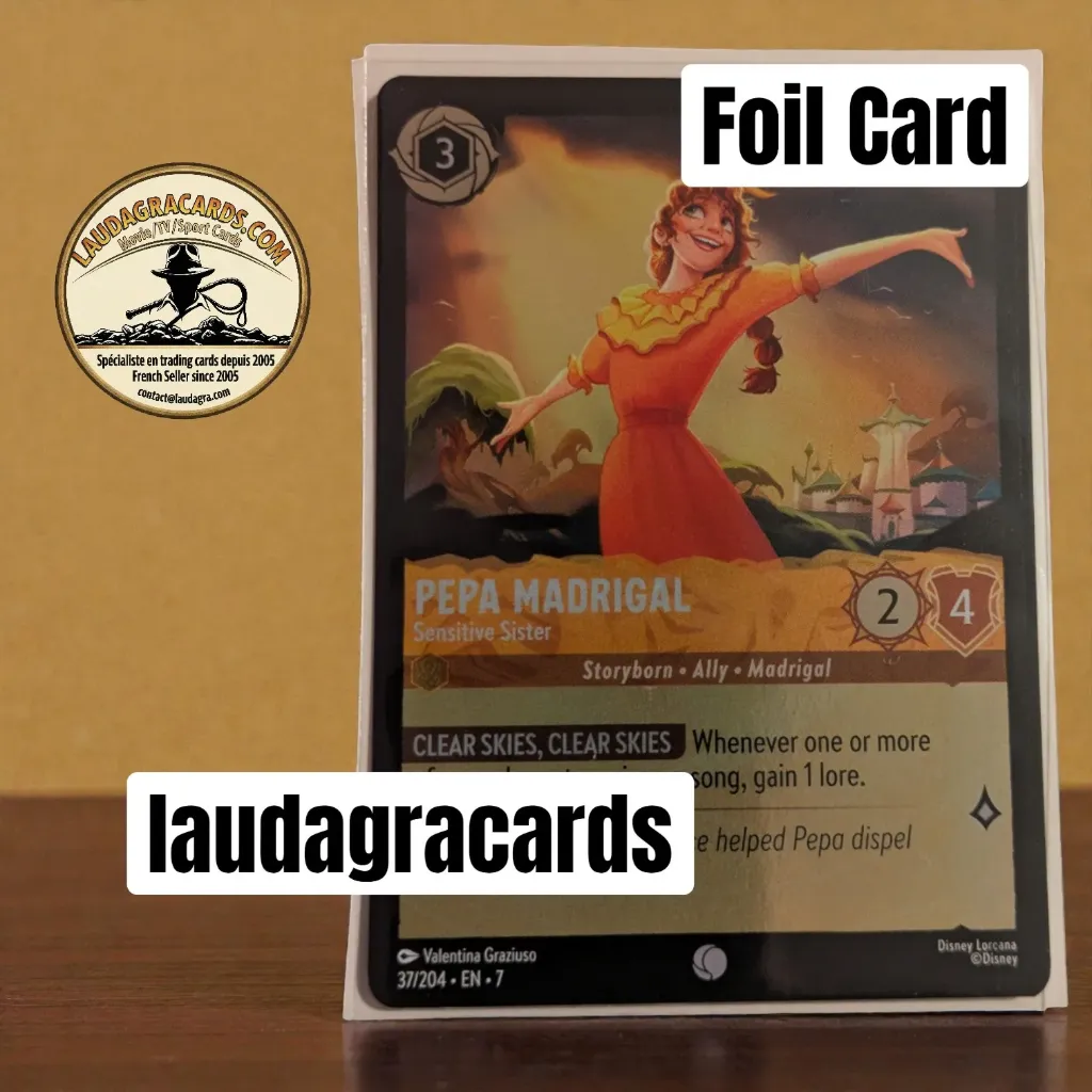 [LORCFOILAZ37] 37  Pepa Madrigal - Sensitive Sister  Foil Card