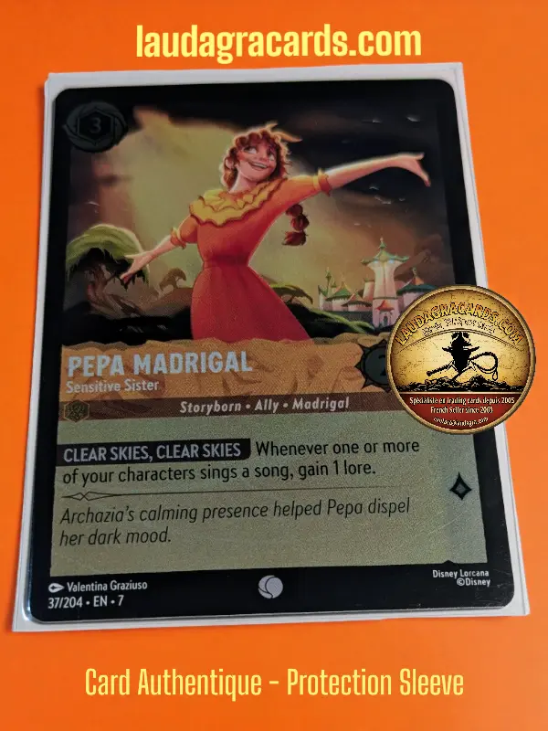 [LORCFOILAZ37] 37  Pepa Madrigal - Sensitive Sister  Foil Card