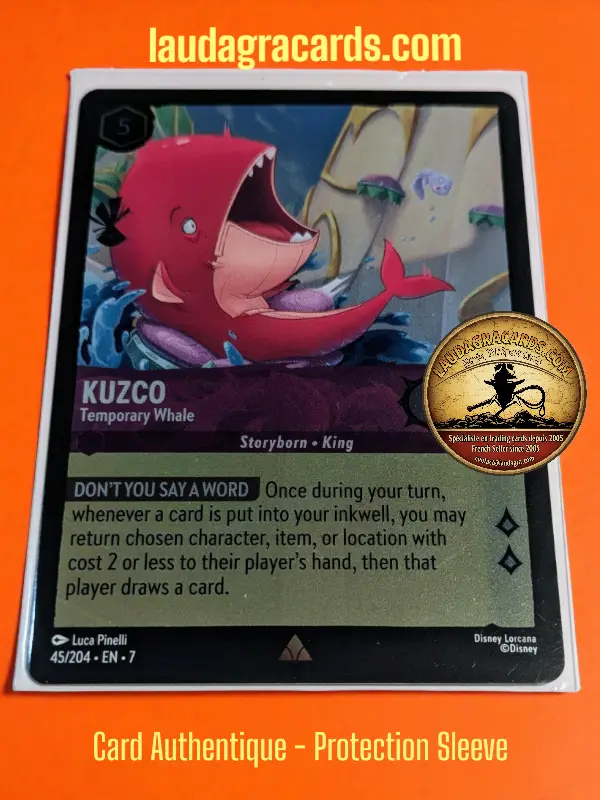 [LORCFOILAZ45] 45  Kuzco - Temporary Whale  Foil Card