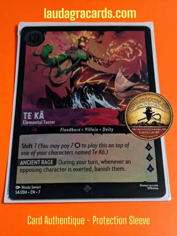 [LORCFOILAZ54] 54  Te Ka - Elemental Terror  Foil Card