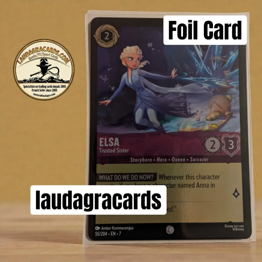 [LORCFOILAZ55] 55  Elsa - Trusted Sister  Foil Card