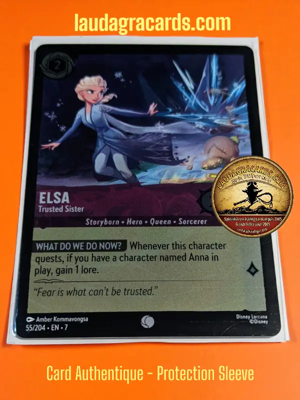 [LORCFOILAZ55] 55  Elsa - Trusted Sister  Foil Card