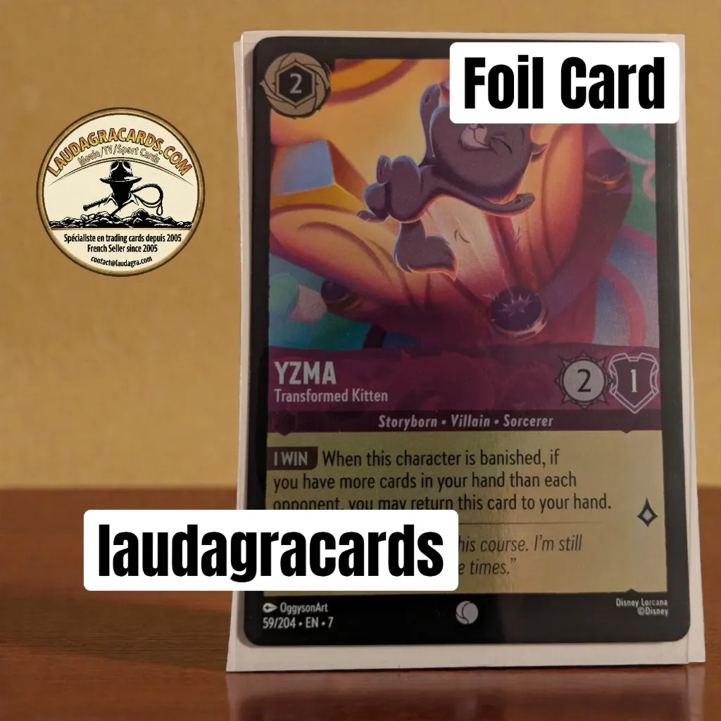 [LORCFOILAZ59] 59  Yzma - Transformed Kitten  Foil Card