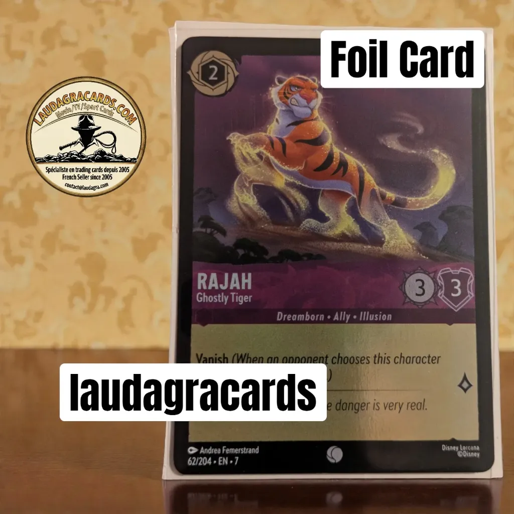 [LORCFOILAZ62] 62  Rajah - Ghostly Tiger  Foil Card