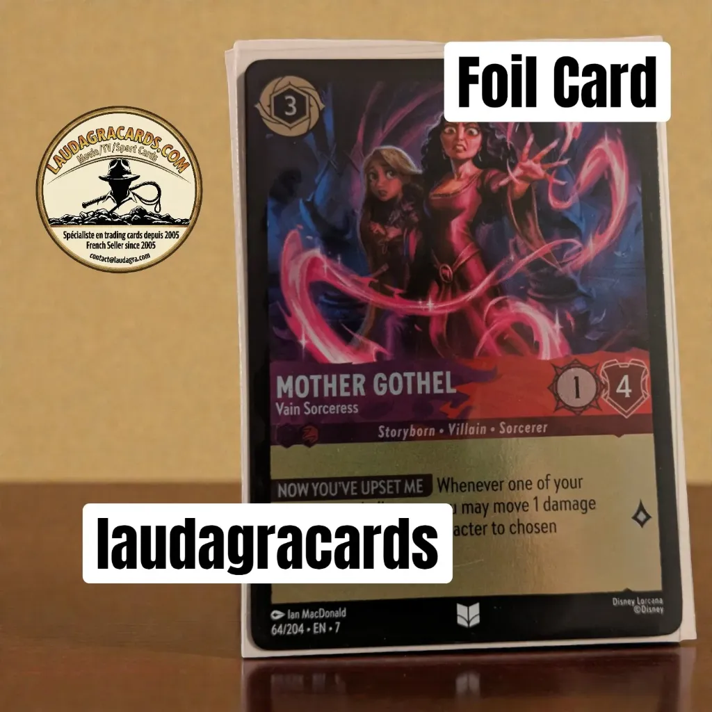 [LORCFOILAZ64] 64  Mother Gothel - Vain Sorceress  Foil Card