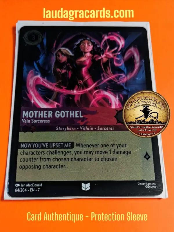 [LORCFOILAZ64] 64  Mother Gothel - Vain Sorceress  Foil Card