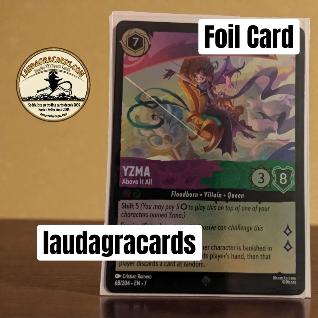 [LORCFOILAZ68] 68  Yzma - Above It All  Foil Card