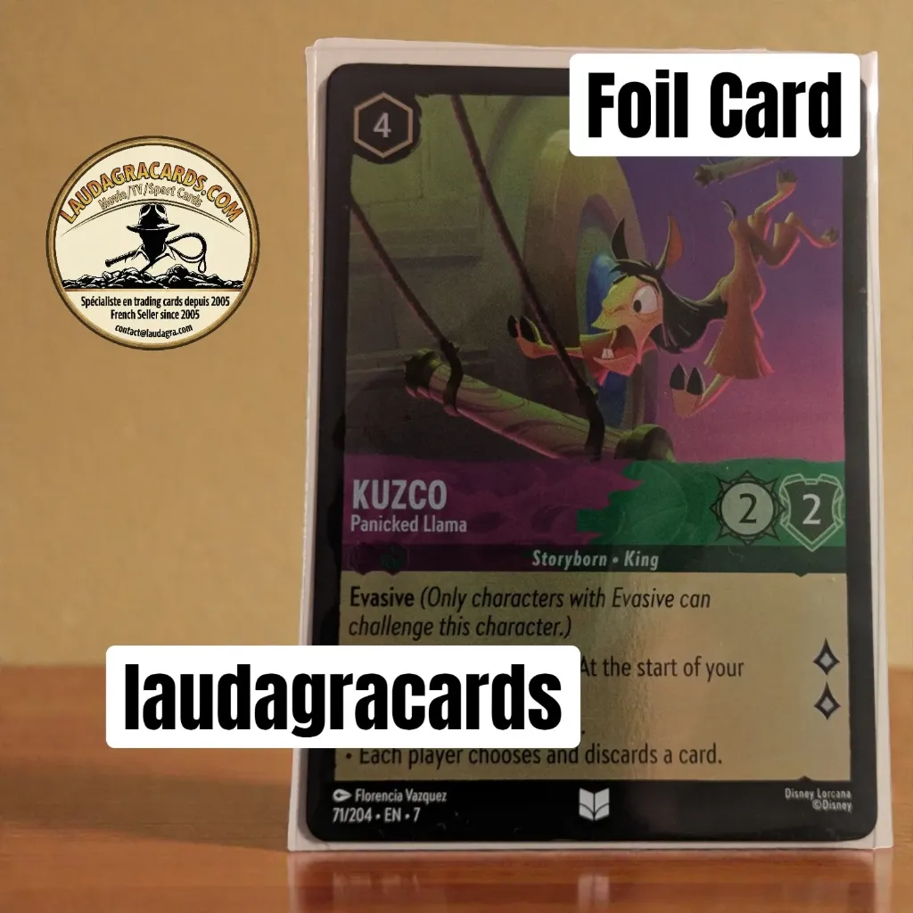 [LORCFOILAZ71] 71  Kuzco - Panicked Llama  Foil Card