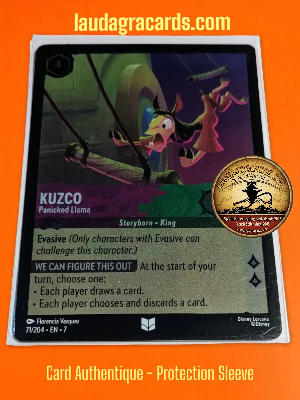 [LORCFOILAZ71] 71  Kuzco - Panicked Llama  Foil Card