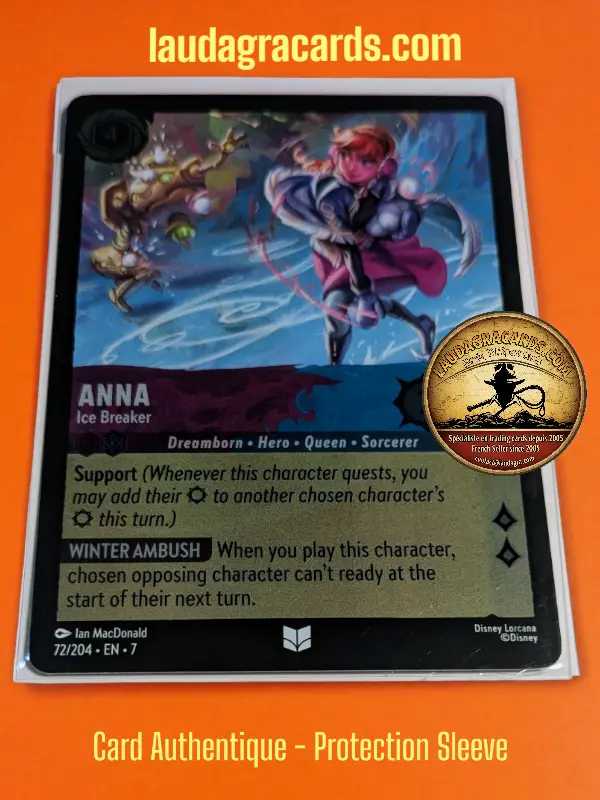 [LORCFOILAZ72] 72  Anna - Ice Breaker  Foil Card