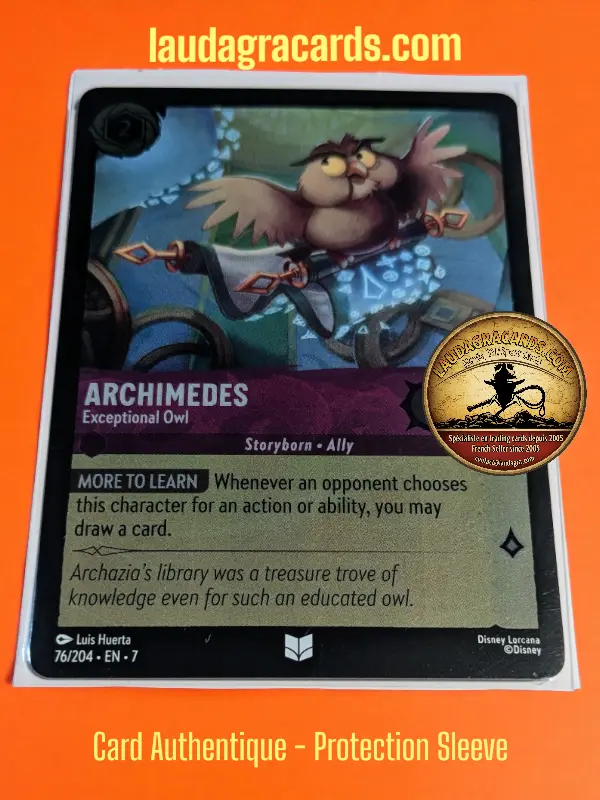 [LORCFOILAZ76] 76  Archimedes - Exceptional Owl  Foil Card