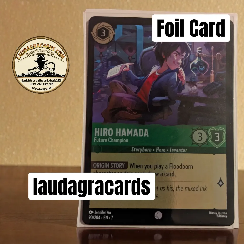 [LORCFOILAZ90] 90  Hiro Hamada - Future Champion  Foil Card