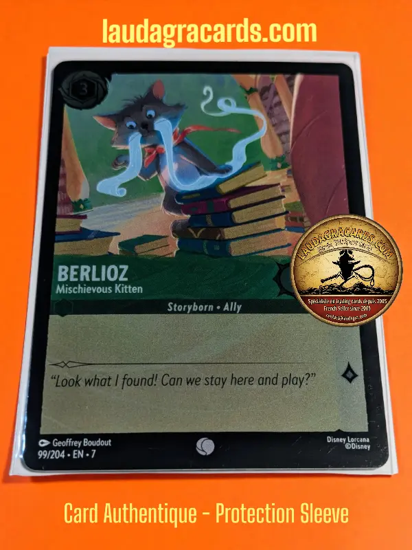 [LORCFOILAZ99] 99  Berlioz - Mischievous Kitten  Foil Card