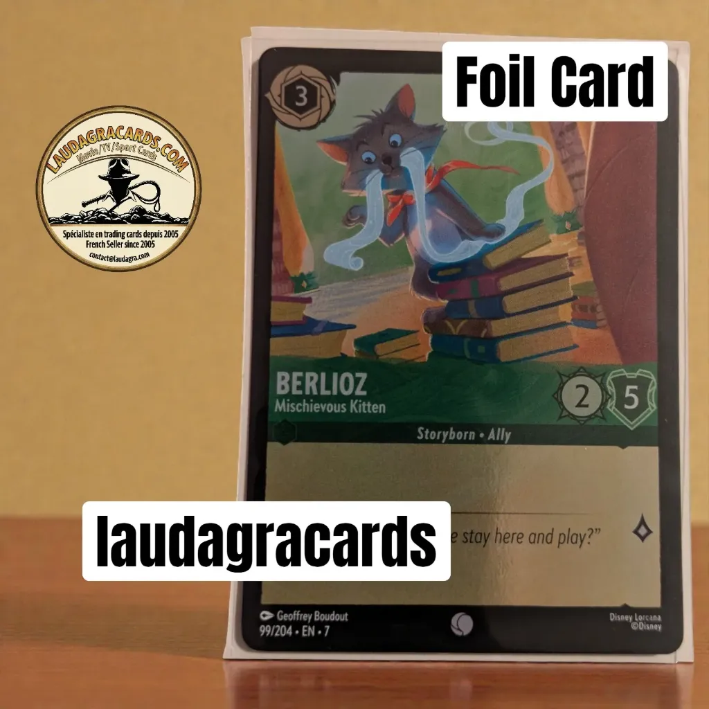 [LORCFOILAZ99] 99  Berlioz - Mischievous Kitten  Foil Card