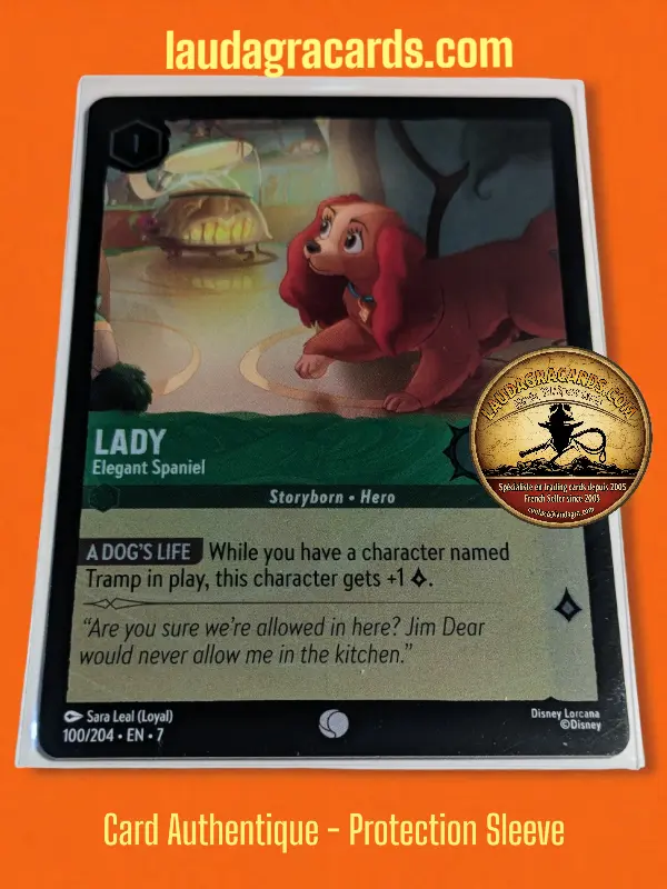[LORCFOILAZ100] 100  Lady - Elegant Spaniel  Foil Card