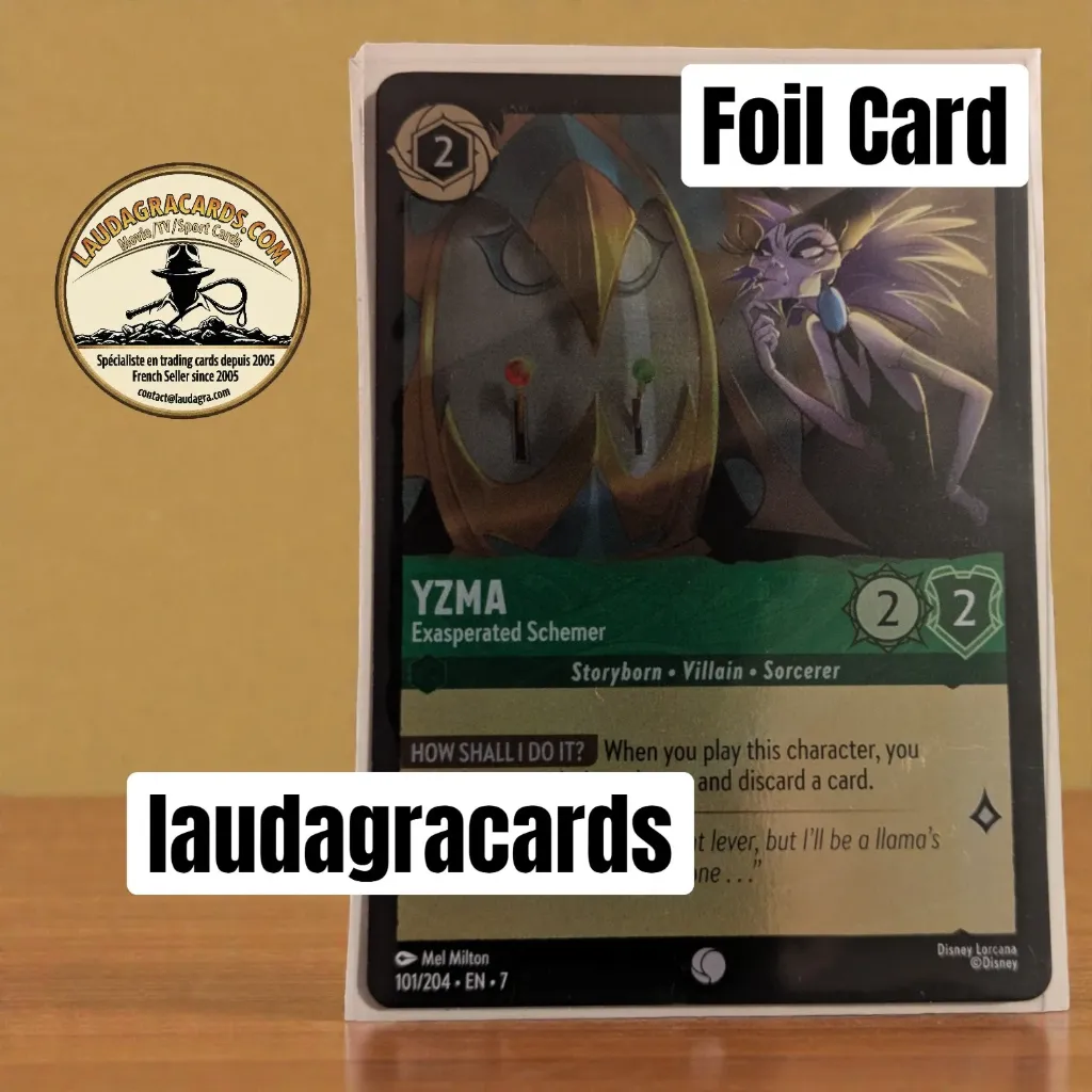 [LORCFOILAZ101] 101  Yzma - Exasperated Schemer  Foil Card
