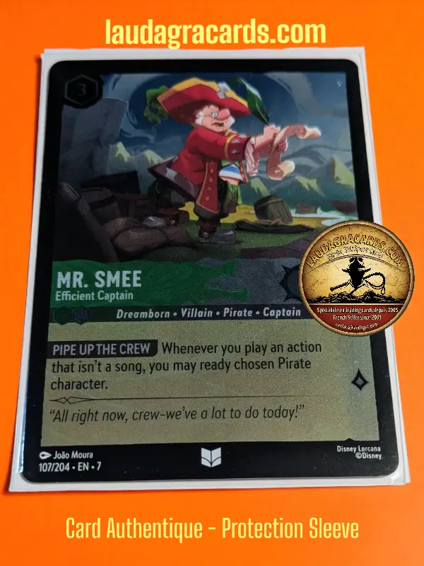 [LORCFOILAZ107] 107  Mr. Smee - Efficient Captain  Foil Card