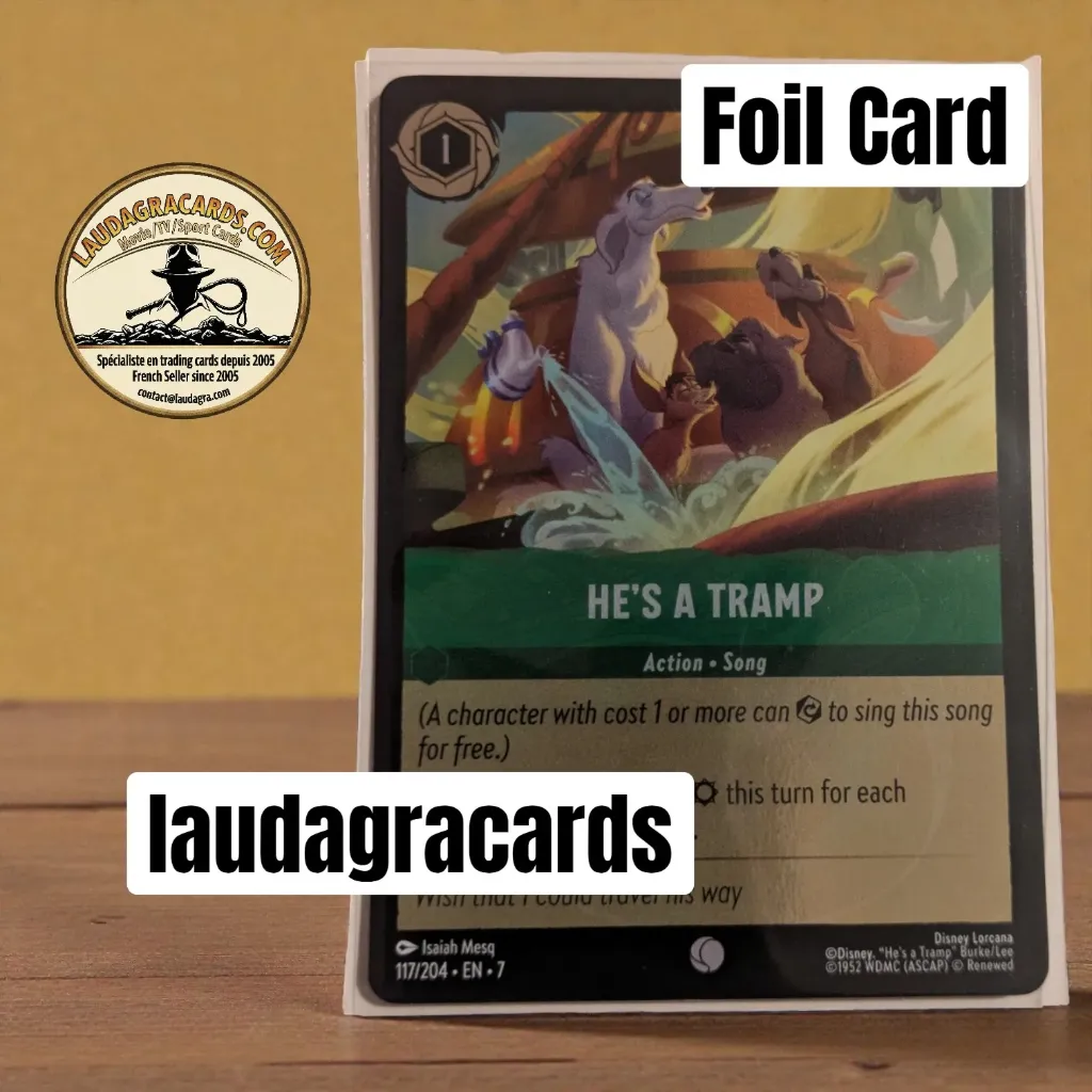[LORCFOILAZ117] 117  He's a Tramp  Foil Card