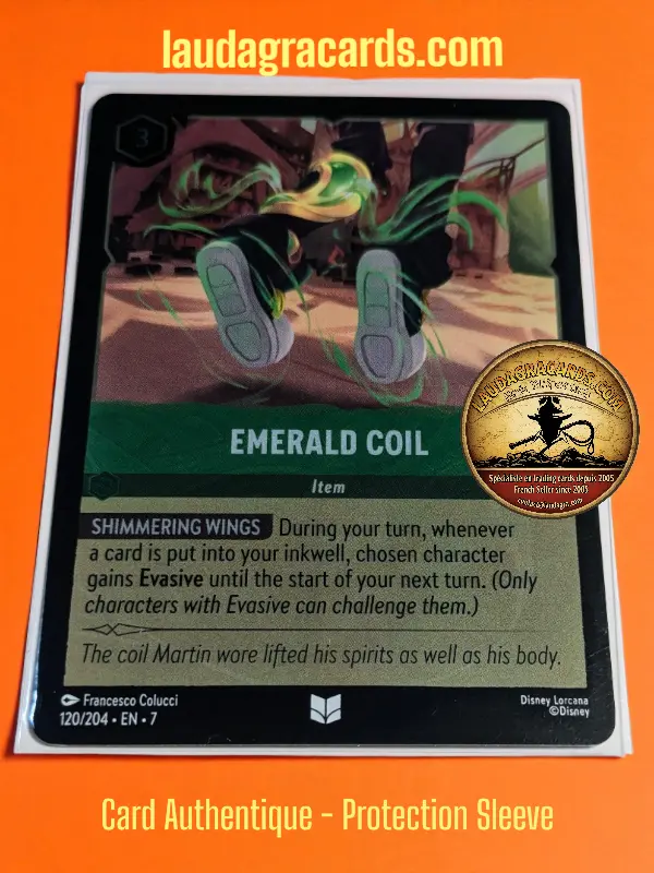[LORCFOILAZ120] 120  Emerald Coil  Foil Card