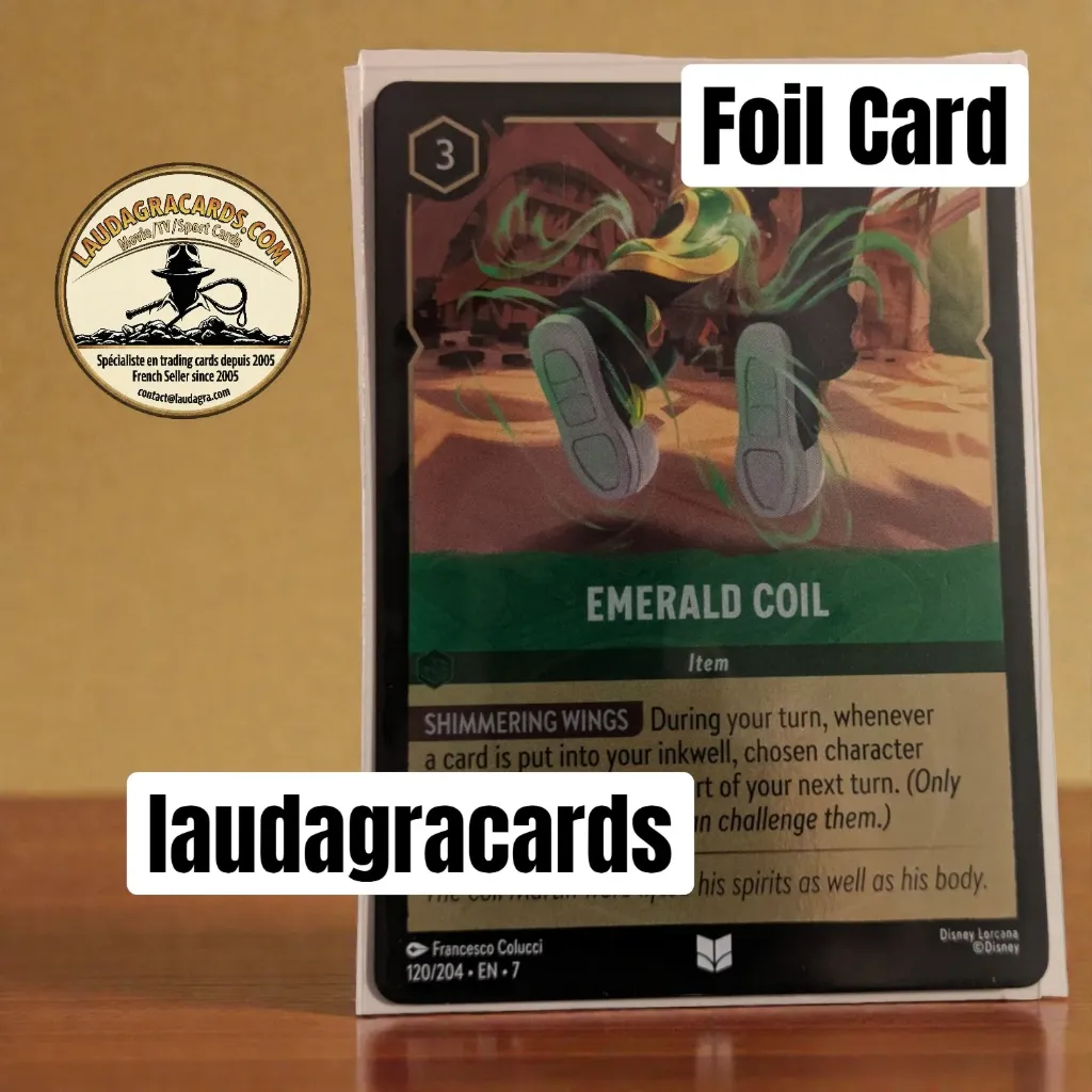 [LORCFOILAZ120] 120  Emerald Coil  Foil Card