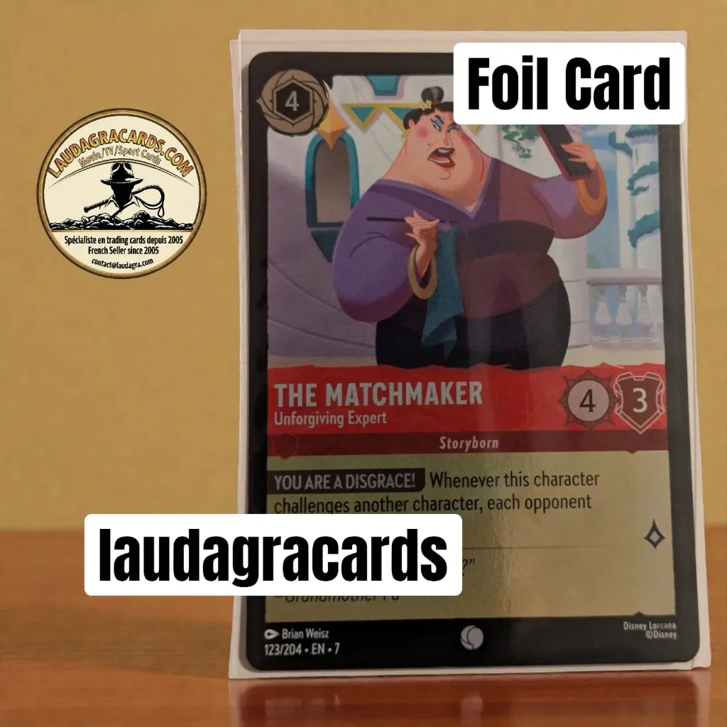 [LORCFOILAZ123] 123  The Matchmaker - Unforgiving Expert  Foil Card