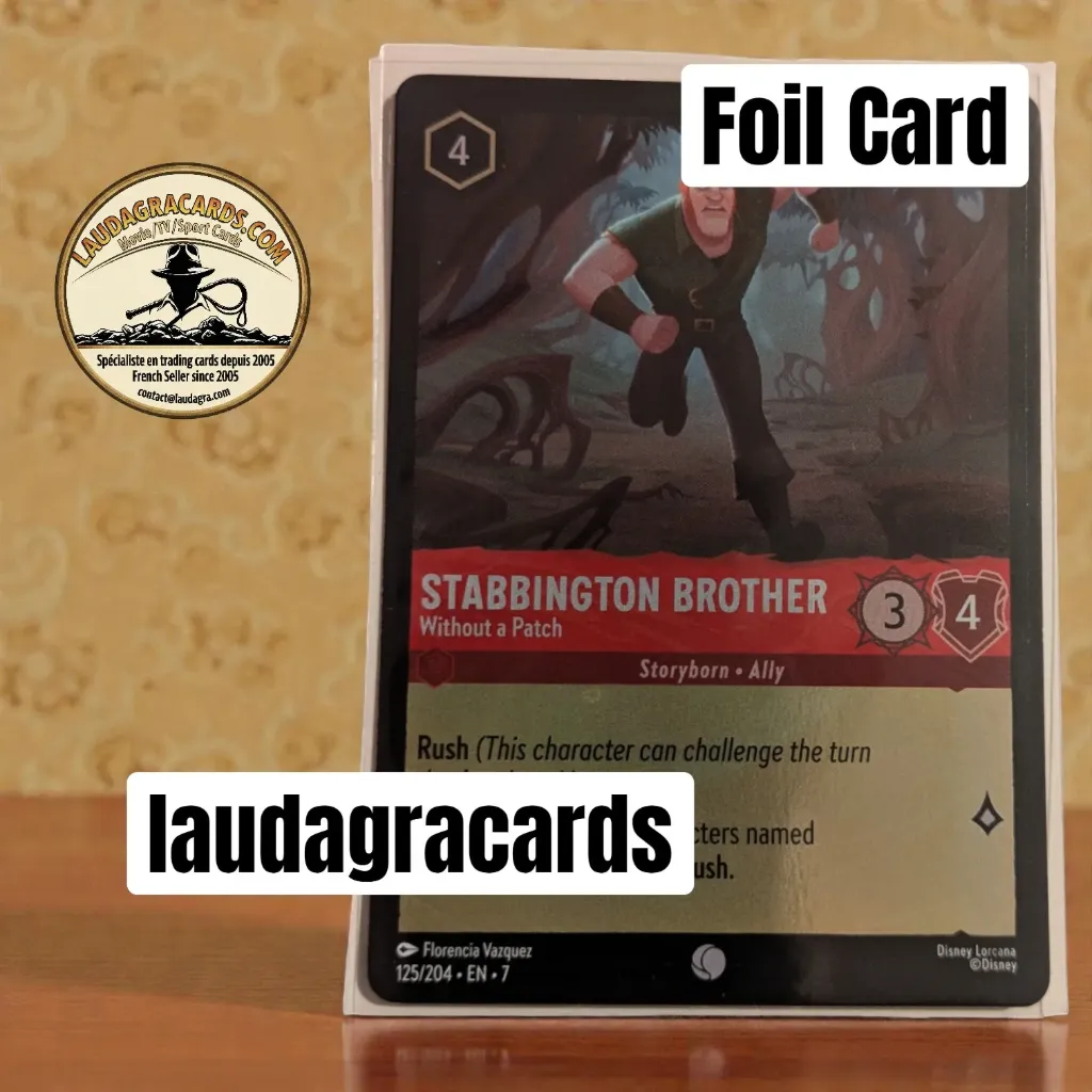 [LORCFOILAZ125] 125  Stabbington Brother - Without a Patch  Foil Card