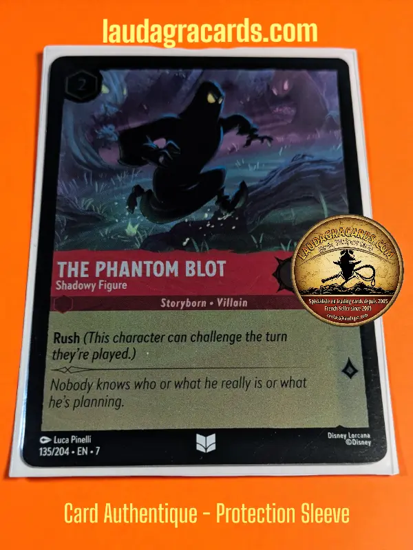 135  The Phantom Blot - Shadowy Figure  Foil Card