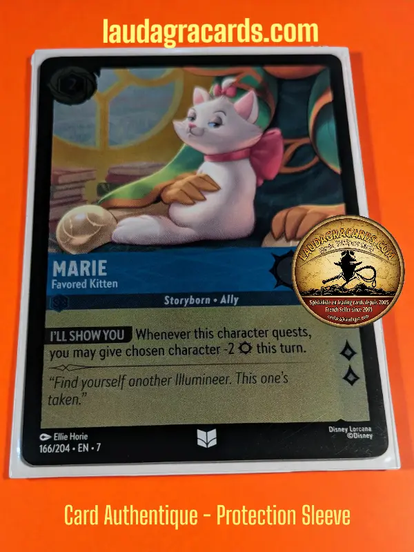 166  Marie - Favored Kitten  Foil Card