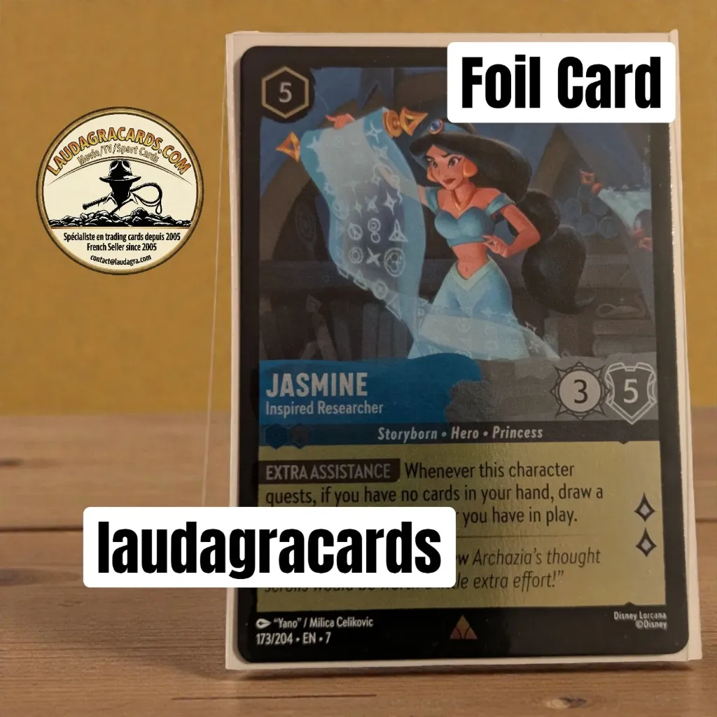 [LORCFOILAZ173] 173  Jasmine - Inspired Researcher  Foil Card