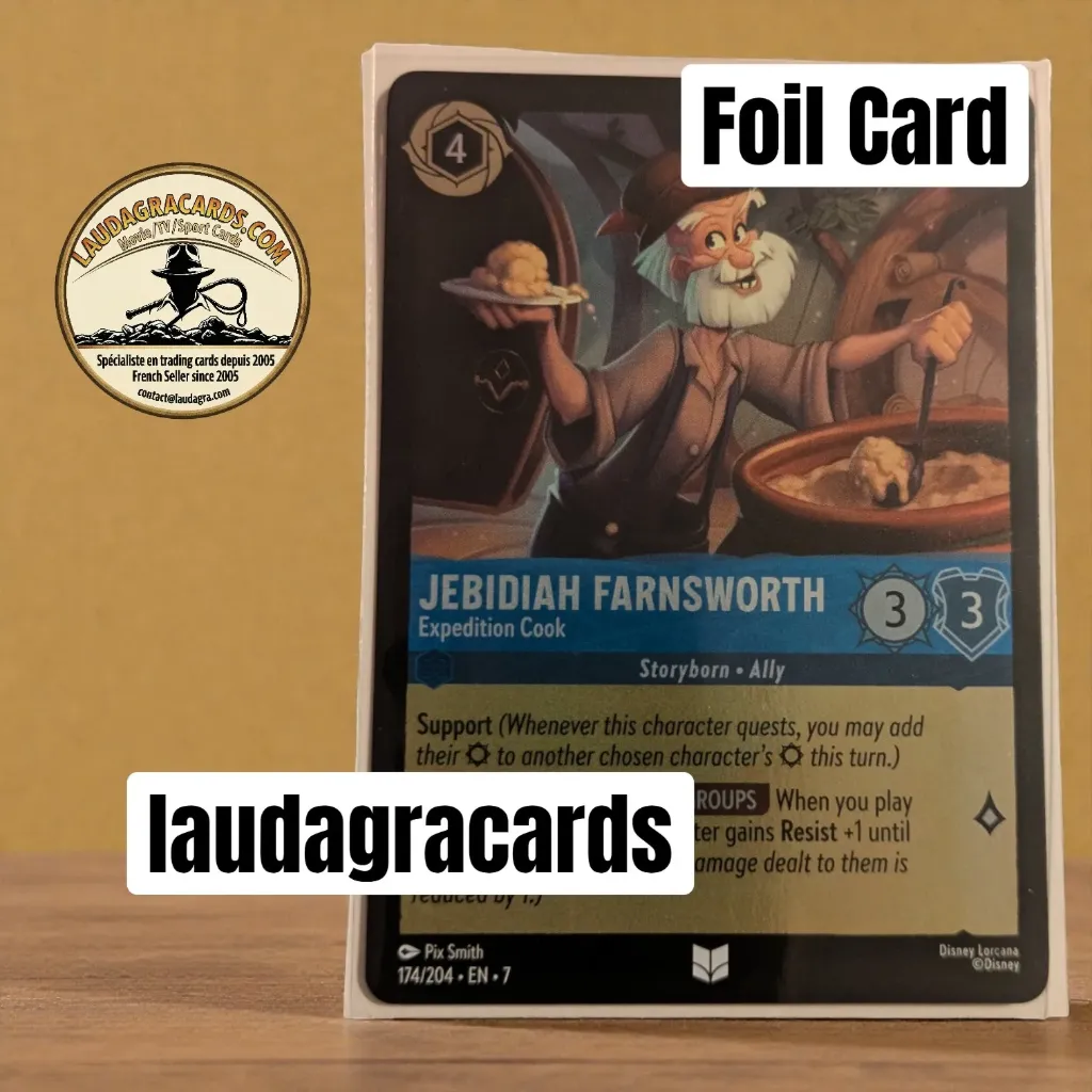 [LORCFOILAZ174] 174  Jebidiah Farnsworth - Expedition Cook  Foil Card