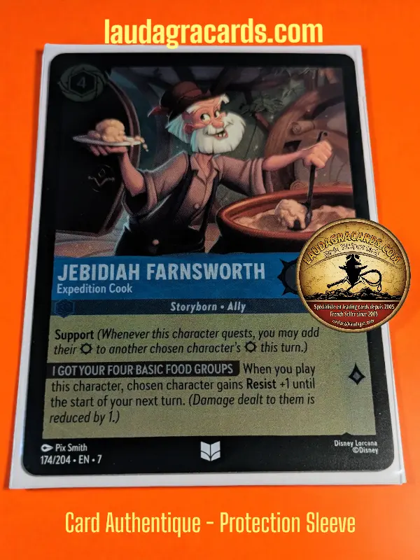 [LORCFOILAZ174] 174  Jebidiah Farnsworth - Expedition Cook  Foil Card