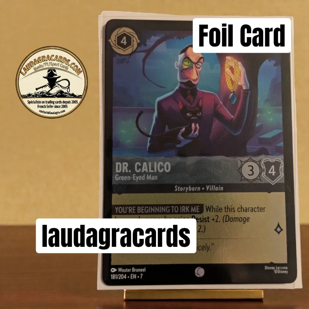 [LORCFOILAZ181] 181  Dr. Calico - Green-Eyed Man  Foil Card