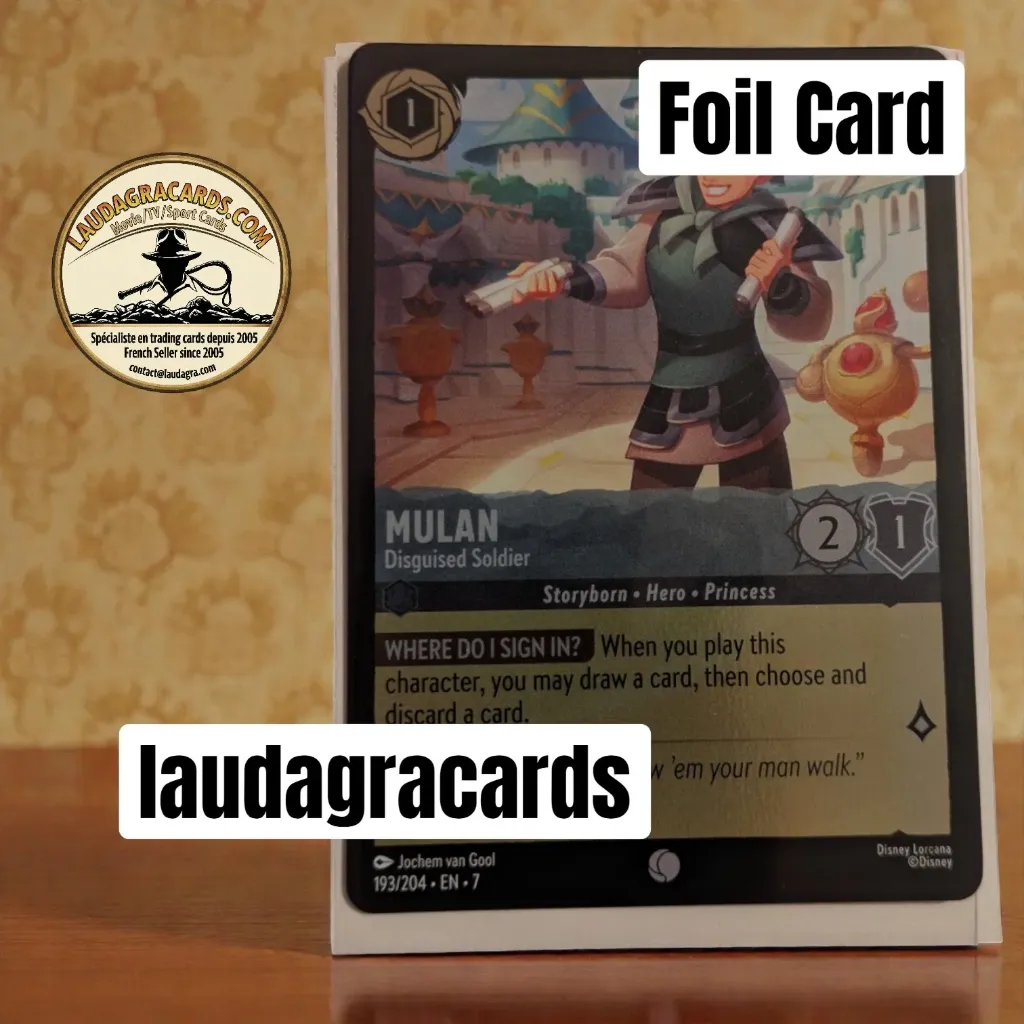 [LORCFOILAZ193] 193  Mulan - Disguised Soldier  Foil Card