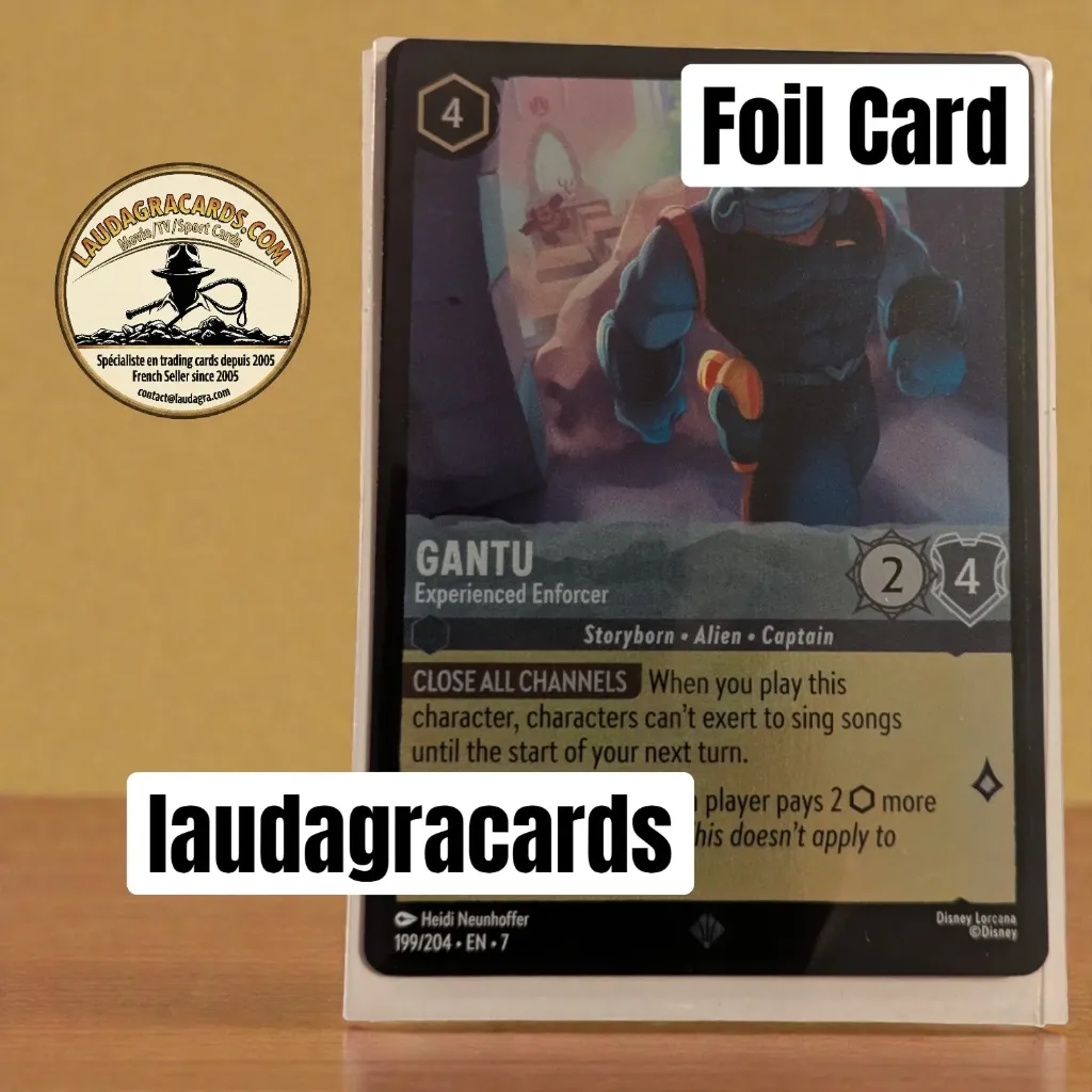 [LORCFOILAZ199] 199  Gantu - Experienced Enforcer  Foil Card