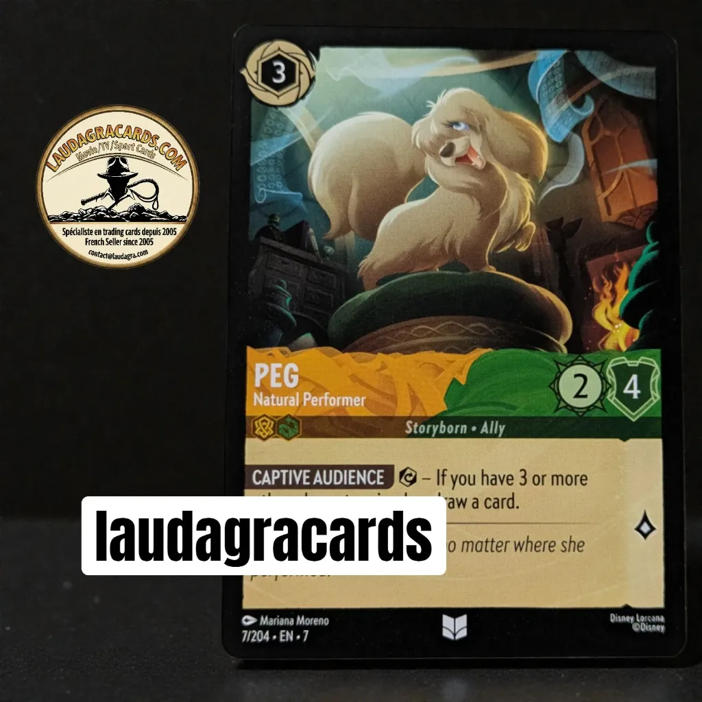[LORCAZ07] 07  Peg - Natural Performer  Single Card