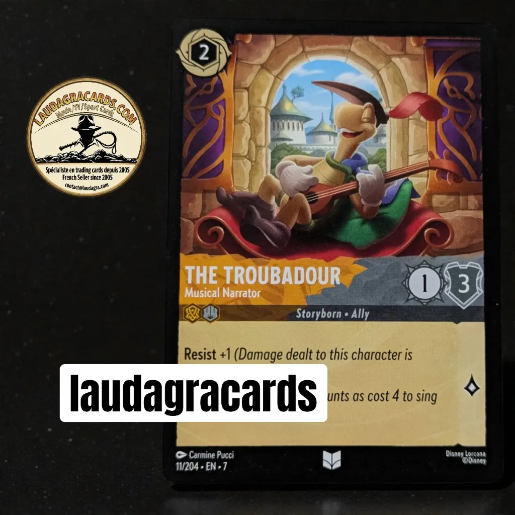[LORCAZ11] 11  The Troubadour - Musical Narrator  Single Card