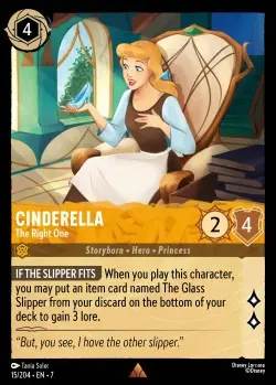 15  Cinderella - The Right One  Single Card