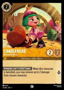 17  Candlehead - Dedicated Racer  Single Card